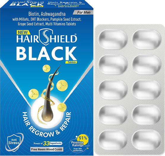 hairshield black tablet for men