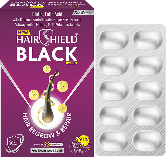 hairshield black tablet for women