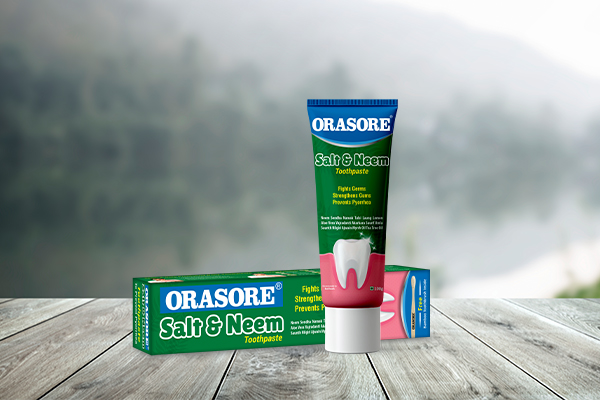 Orasore salt and neem toothpaste